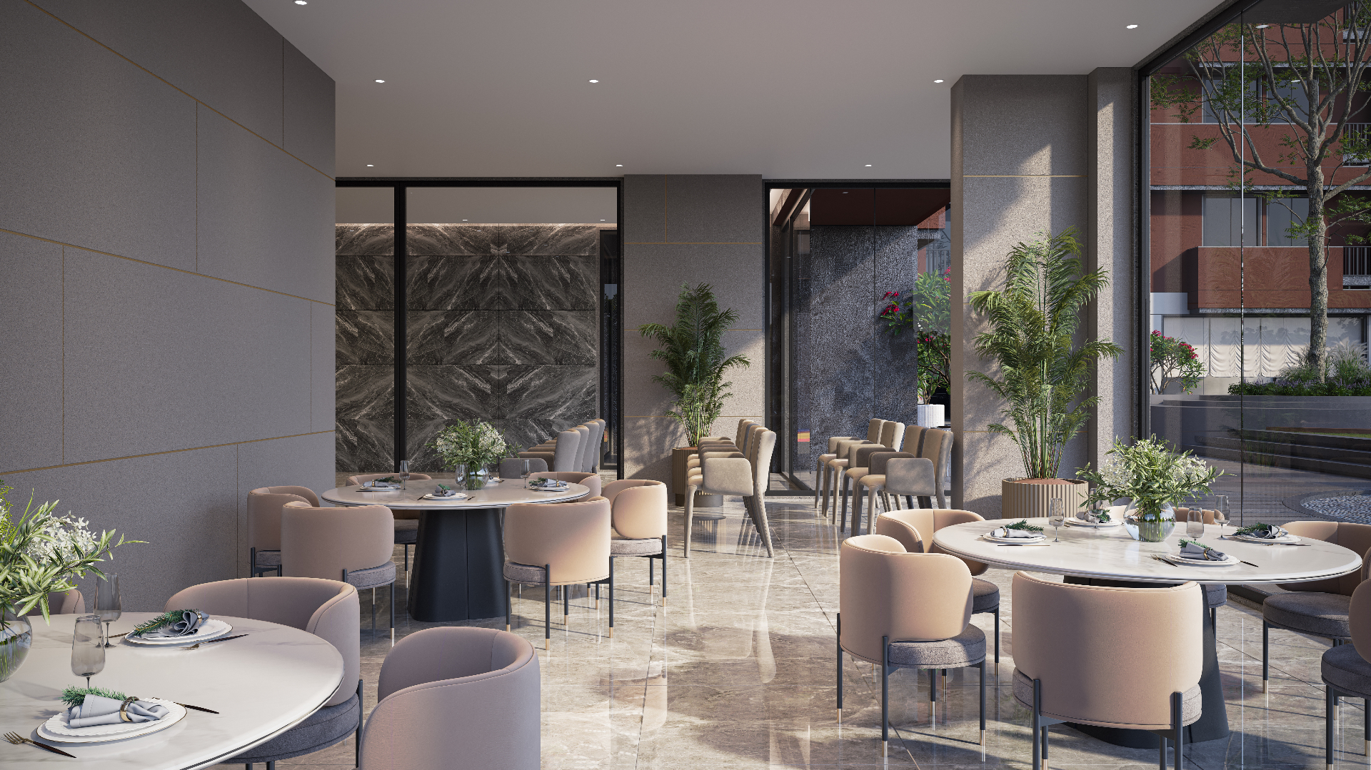 Banquet hall with premium dining